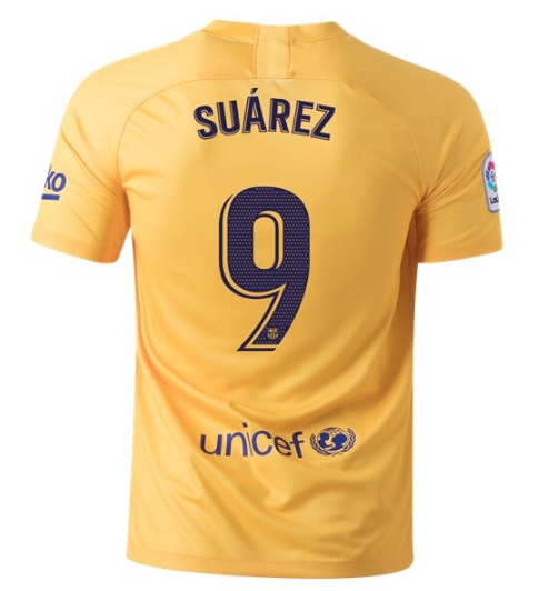 Barcelona Fourth Soccer Jersey Shirt Luis Suarez #9 2019/20